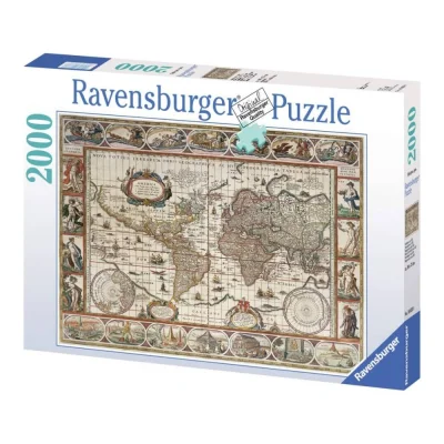 Ravensburger 2000 Piece Jigsaw Puzzle - World Map Y1650 จิ๊กซอว์ 2000 ชิ้น
