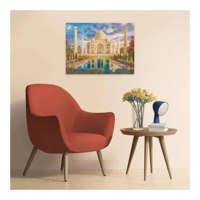 Ravensburger 1500 Piece Jigsaw Puzzle - Enchanting Taj Mahal, India จิ๊กซอว์ 1500 ชิ้น