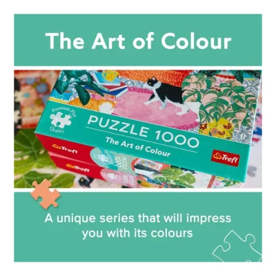 TREFL 1000 PP Piece Jigsaw Puzzle - The Art of Colour: In the Heat of the Holiday Season จิ๊กซอว์ 1000 ชิ้น