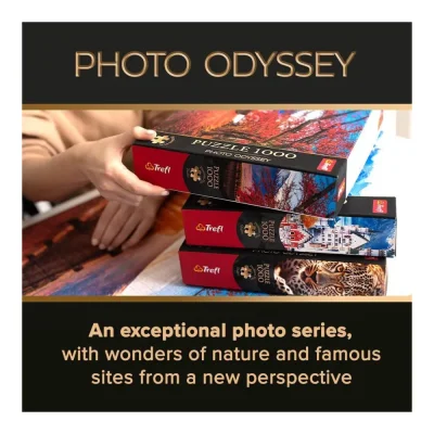 TREFL 1000 PP Piece Jigsaw Puzzle - Photo Odyssey: Eiffel Tower in Paris, France จิ๊กซอว์ 1000 ชิ้น