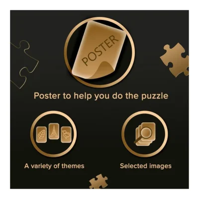 TREFL 1000 PP Piece Jigsaw Puzzle - Photo Odyssey: Eiffel Tower in Paris, France จิ๊กซอว์ 1000 ชิ้น