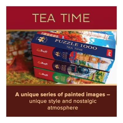 TREFL 1000 PP Piece Jigsaw Puzzle - Tea Time: All things British, UK จิ๊กซอว์ 1000 ชิ้น