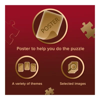 TREFL 1000 PP Piece Jigsaw Puzzle - Tea Time: All things British, UK จิ๊กซอว์ 1000 ชิ้น