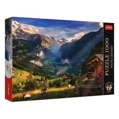 TREFL 1000 PP Piece Jigsaw Puzzle - Photo Odyssey: Lauterbrunnen Valley, Switzerland จิ๊กซอว์ 1000 ชิ้น