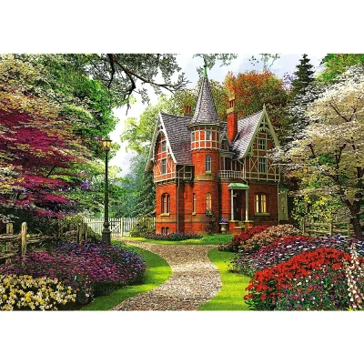 TREFL 1000 Piece Jigsaw Puzzle - Victorian cottage จิ๊กซอว์ 1000 ชิ้น