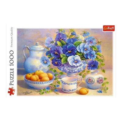 TREFL 1000 Piece Jigsaw Puzzle - Blue bouquet จิ๊กซอว์ 1000 ชิ้น
