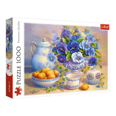 TREFL 1000 Piece Jigsaw Puzzle - Blue bouquet จิ๊กซอว์ 1000 ชิ้น