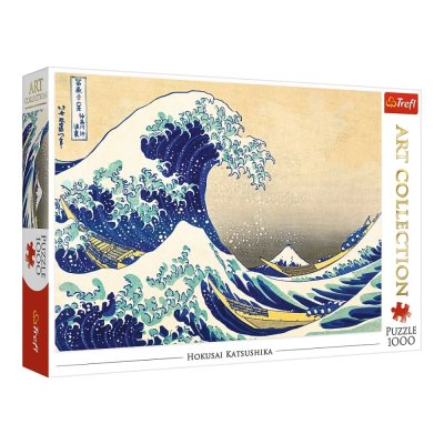 TREFL 1000 Piece Jigsaw Puzzle - Art Collection - The Great Wave of Kanagawa จิ๊กซอว์ 1000 ชิ้น