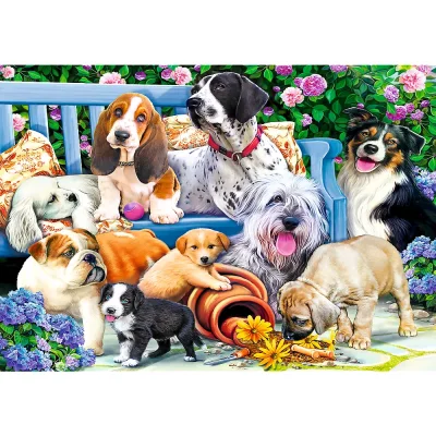 TREFL 1000 Piece Jigsaw Puzzle - Funny dog portraits จิ๊กซอว์ 1000 ชิ้น