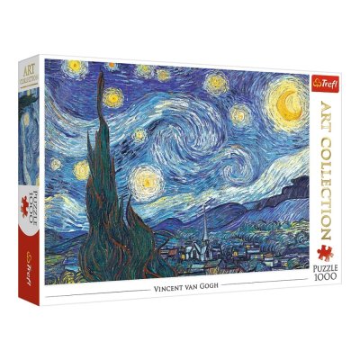 TREFL 1000 Piece Jigsaw Puzzle - Art Collection - The Starry Night จิ๊กซอว์ 1000 ชิ้น