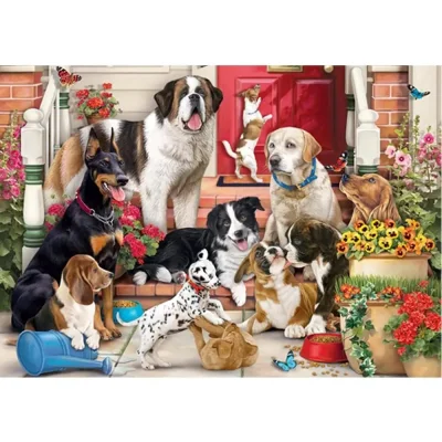 TREFL 1000 Hidden Shapes Piece Jigsaw Puzzle - Doggy Fun จิ๊กซอว์ 1000 ชิ้น