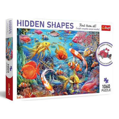 TREFL 1000 Hidden Shapes Piece Jigsaw Puzzle - Underwater Life จิ๊กซอว์ 1000 ชิ้น