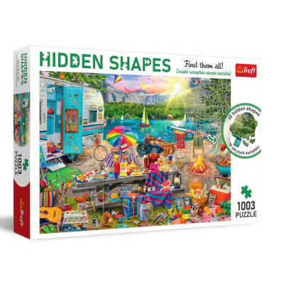 TREFL 1000 Hidden Shapes Piece Jigsaw Puzzle - Motorhome Trip จิ๊กซอว์ 1000 ชิ้น