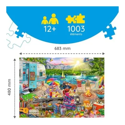 TREFL 1000 Hidden Shapes Piece Jigsaw Puzzle - Motorhome Trip จิ๊กซอว์ 1000 ชิ้น