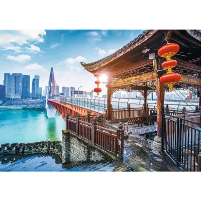 TREFL 1000 Piece Jigsaw Puzzle - Chongqping, China จิ๊กซอว์ 1000 ชิ้น