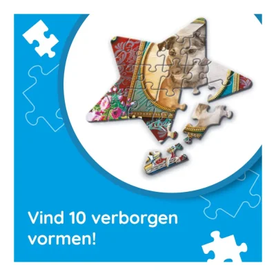 TREFL 1086 Hidden Shapes Piece Jigsaw Puzzle - Game Night จิ๊กซอว์ 1000 ชิ้น+