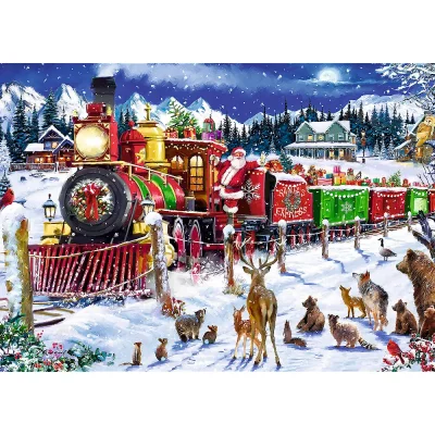 TREFL 1000 UFT Piece Jigsaw Puzzle - Santa's Express จิ๊กซอว์ 1000 ชิ้น