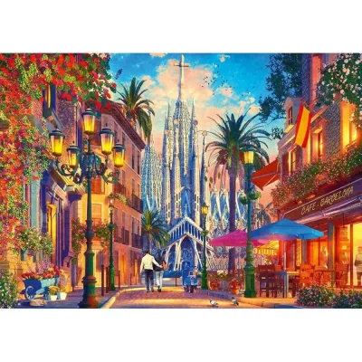 TREFL 1000 Piece Jigsaw Puzzle - Barcelona, Spain จิ๊กซอว์ 1000 ชิ้น