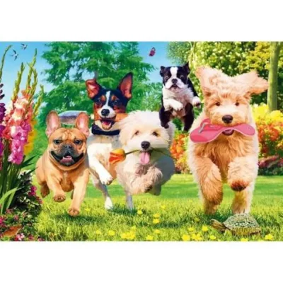 TREFL 1000 PP Piece Jigsaw Puzzle - Here Comes Trouble จิ๊กซอว์ 1000 ชิ้น