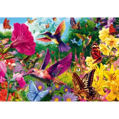 TREFL 1000 PP Piece Jigsaw Puzzle - Hummingbird Garden จิ๊กซอว์ 1000 ชิ้น
