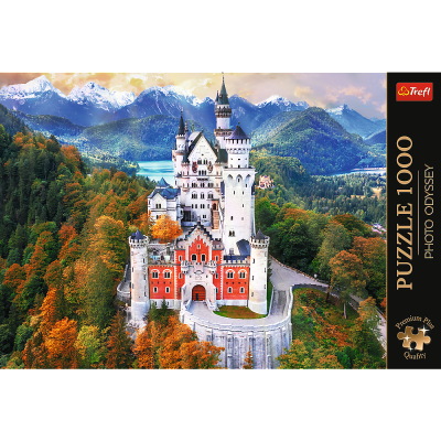 TREFL 1000 PP Piece Jigsaw Puzzle - Photo Odyssey: Neuschwanstein Castle, Germany จิ๊กซอว์ 1000 ชิ้น