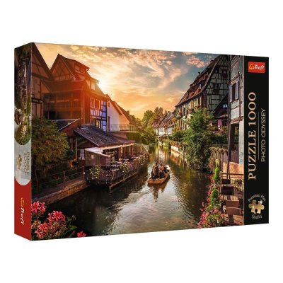 TREFL 1000 PP Piece Jigsaw Puzzle - Photo Odyssey: Little Venice in Colmar, France จิ๊กซอว์ 1000 ชิ้น