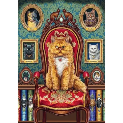 TREFL 1000 PP Piece Jigsaw Puzzle - Mad about cats จิ๊กซอว์ 1000 ชิ้น