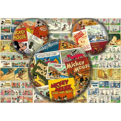 TREFL 1000 Piece Jigsaw Puzzle - Comic Mickey Mouse จิ๊กซอว์ 1000 ชิ้น
