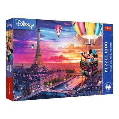 TREFL 1000 PP Piece Jigsaw Puzzle - Mickey and Minnie in Paris จิ๊กซอว์ 1000 ชิ้น
