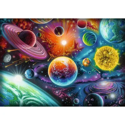 TREFL 1000 Piece Jigsaw Puzzle - Space Adventure  จิ๊กซอว์ 1000 ชิ้น