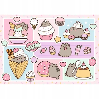 TREFL 1000 Piece Jigsaw Puzzle - Sweet Pusheen จิ๊กซอว์ 1000 ชิ้น