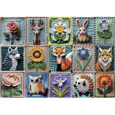TREFL 1000 Piece Jigsaw Puzzle - Crochet - My Passion จิ๊กซอว์ 1000 ชิ้น