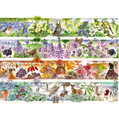 TREFL 1000 PP Piece Jigsaw Puzzle - Tea Time: Four Seasons จิ๊กซอว์ 1000 ชิ้น