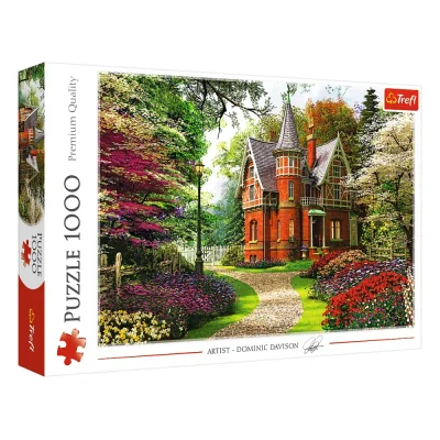 TREFL 1000 Piece Jigsaw Puzzle - Victorian cottage จิ๊กซอว์ 1000 ชิ้น