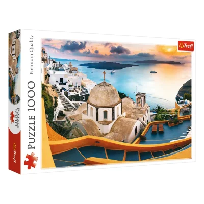 TREFL 1000 Piece Jigsaw Puzzle - Fairytale Santorini, Greece จิ๊กซอว์ 1000 ชิ้น