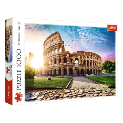 TREFL 1000 Piece Jigsaw Puzzle - Sun-drenched Colosseum, Italy จิ๊กซอว์ 1000 ชิ้น