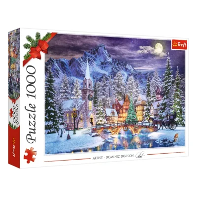 TREFL 1000 Piece Jigsaw Puzzle - Christmas Atmosphere จิ๊กซอว์ 1000 ชิ้น