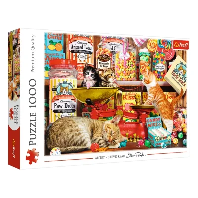 TREFL 1000 Piece Jigsaw Puzzle - Cat's sweets จิ๊กซอว์ 1000 ชิ้น
