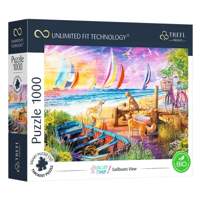 TREFL 1000 UFT Piece Jigsaw Puzzle - Sailboats View จิ๊กซอว์ 1000 ชิ้น