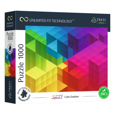 TREFL 1000 UFT Piece Jigsaw Puzzle - Cubic Gradient จิ๊กซอว์ 1000 ชิ้น