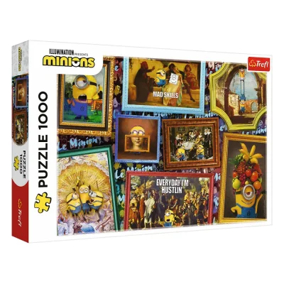 TREFL 1000 Piece Jigsaw Puzzle - The Minion Gallery / Minions จิ๊กซอว์ 1000 ชิ้น