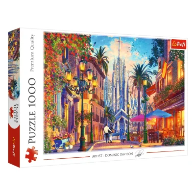 TREFL 1000 Piece Jigsaw Puzzle - Barcelona, Spain จิ๊กซอว์ 1000 ชิ้น