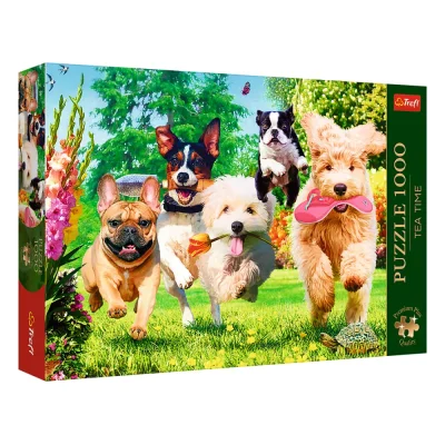 TREFL 1000 PP Piece Jigsaw Puzzle - Tea Time: Here Comes Trouble จิ๊กซอว์ 1000 ชิ้น