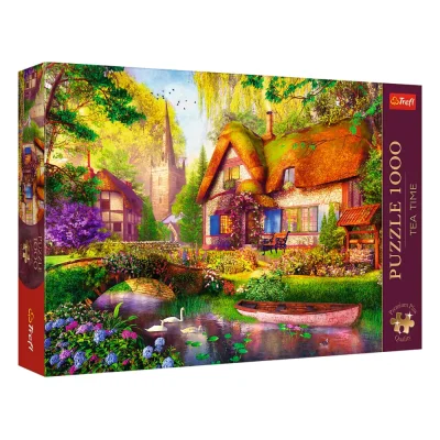 TREFL 1000 PP Piece Jigsaw Puzzle - Tea Time: The Woodland Cottage จิ๊กซอว์ 1000 ชิ้น