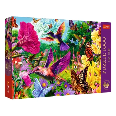 TREFL 1000 PP Piece Jigsaw Puzzle - Tea Time: Hummingbird Garden จิ๊กซอว์ 1000 ชิ้น