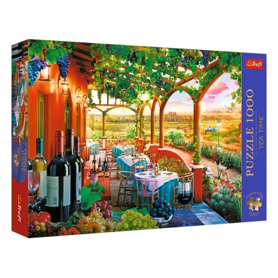 TREFL 1000 PP Piece Jigsaw Puzzle - Tea Time: Italian Vineyard จิ๊กซอว์ 1000 ชิ้น
