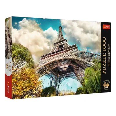TREFL 1000 PP Piece Jigsaw Puzzle - Photo Odyssey: Eiffel Tower in Paris, France จิ๊กซอว์ 1000 ชิ้น