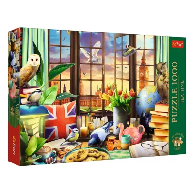 TREFL 1000 PP Piece Jigsaw Puzzle - Tea Time: All things British, UK จิ๊กซอว์ 1000 ชิ้น
