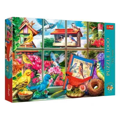 TREFL 1000 PP Piece Jigsaw Puzzle - Tea Time: World of birds จิ๊กซอว์ 1000 ชิ้น