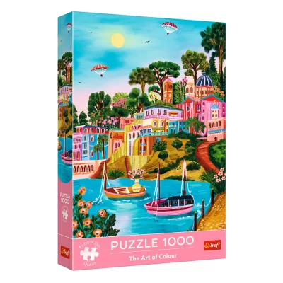 TREFL 1000 PP Piece Jigsaw Puzzle - The Art of Colour: Syros, Greece จิ๊กซอว์ 1000 ชิ้น